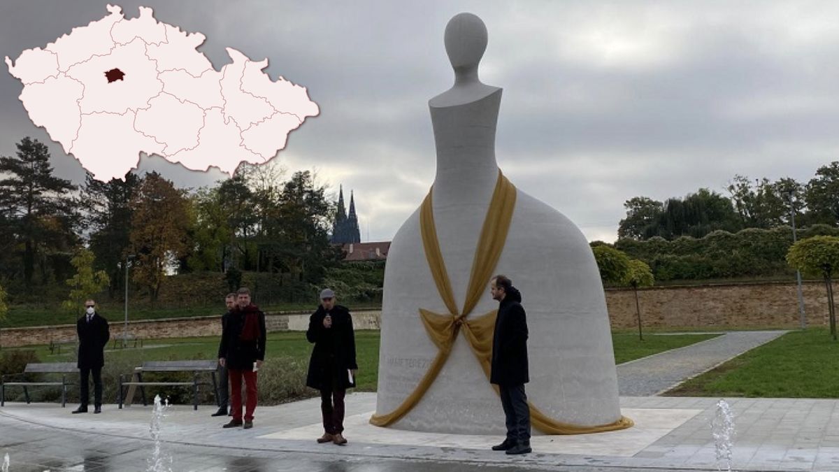 Praha má vůbec první sochu Marie Terezie v Česku. Budí kontroverze